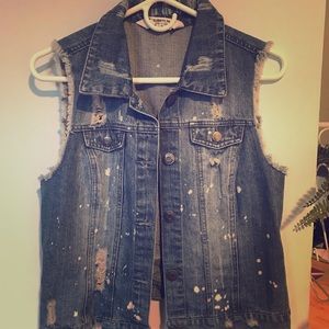 Beautiful jean vest!